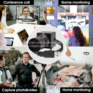 Manual Varifocal Lens 4K USB Camera Webcam thumbnail-1
