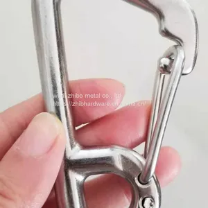 Multifunctional Stainless Simple Snap Quick Link Lock Ring Lanyard Hook Carabiner 6-22mm thumbnail-5
