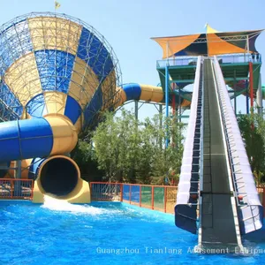 Water Park Fiberglass Slide Outdoor Combination of Large Children's Water Play Water House Water Village Slide Equipment thumbnail-1