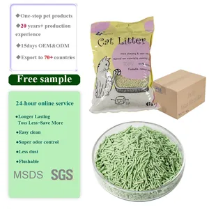 Odor Control Tofu Cat Litter--green Tea Scent thumbnail-2