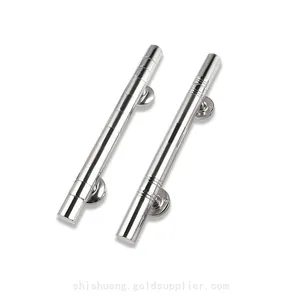 Furniture Hardware Fittings 19mm Glass Door Stainless Steel Long Round Pull Handle thumbnail-1