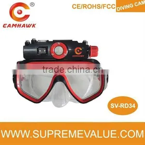 4GB Internal Memory Diving Mask With Camera With 3 Hours Recording thumbnail-1
