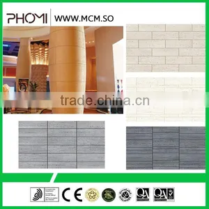 Marble Type Flexible Waterproof Antiskid Waterproof Breathability Durability Travertine Tile thumbnail-1