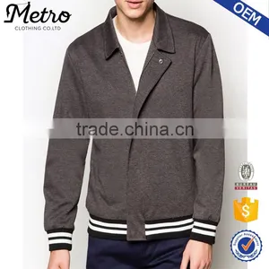2016 Plain Latest Fashion Jackets for Men With Special Ribbing thumbnail-1