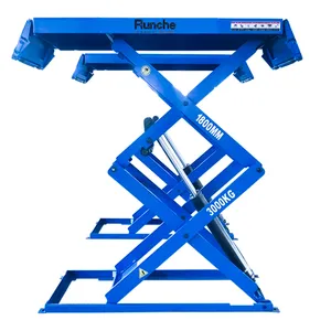 1.8m Ultra-thin Full Rise Double Scissor Lift Machine thumbnail-4