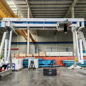 Hand Push Aluminum Alloy Double Beam Gantry Crane thumbnail-3