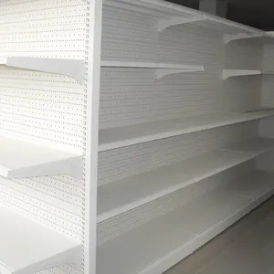 Commercial Customized Supermarket Gondola Shelf Euro Style Display Rack thumbnail-1