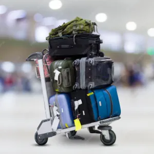 Airport Baggage Cart Trolley thumbnail-4