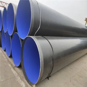 Internally and Externally Plastic-coated Spiral Steel Pipe Dn1000 Epoxy Resin Composite Steel Pipe, Hengyun Has Sufficient Inventory thumbnail-4