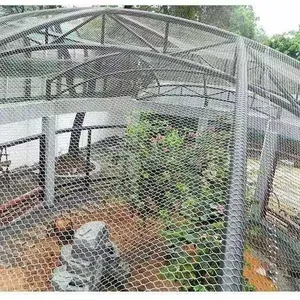 Diamond Pattern SS316 Flexible Stainless Steel Wire Cable Net for Various Applications thumbnail-4
