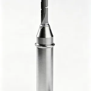 AOMJNG TCT Straight Router Bit 8mm Cutting 12.7mm Shank 2 Flute for CNC Woodworking Engraving MDF Plywood thumbnail-2