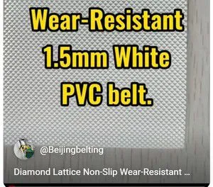 Superficie Mate Cinta Transportadora de PVC Blanca 1,8 Mm. thumbnail-1