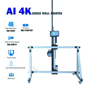 New 8D Wall Painting HD Vertical Inkjet Printer Artist Mural Printing Paper, Glass, Tile, Shutter Door Factory Price thumbnail-1