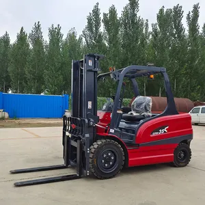 High Quality 1.5-3.5 Ton Electric Forklifts Montacargas Eléctrico With Lithium Battery 3M Mast Warehouse Truck thumbnail-1