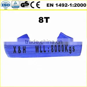8T Eye to Eye Flat Polyester Web Sling thumbnail-1