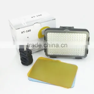 SHOOT XT-160 5000-5800K LED Video Light Camcorder Lighting Lamp Camera CN-160 Standard ISO 518-2006 Hot Shoe thumbnail-5