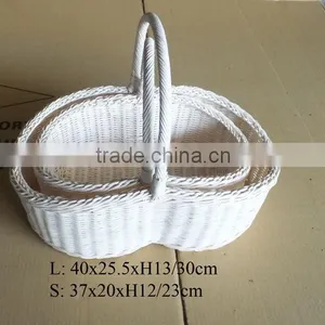 Set of 2 Rattan Basket thumbnail-1