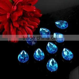 Acrylic Drop Sew on Crystal, Sew on Acrylic Rhinestone, Flat Back Acrylic Stone Wholesale thumbnail-1