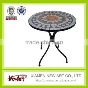 Elegant Design Metal Patio Mosaic Outdoor Furniture Living Room Mosaic Metal Furniture thumbnail-1