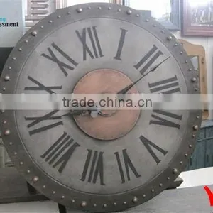 Big 79cm Diameter Metal Decorative Wall Clock thumbnail-3