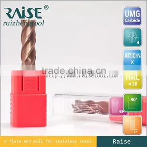 Metal Working China Cemented Carbide End Mill Cutting Metal,tungsten Carbide Cutting Tools Milling Cutter thumbnail-1
