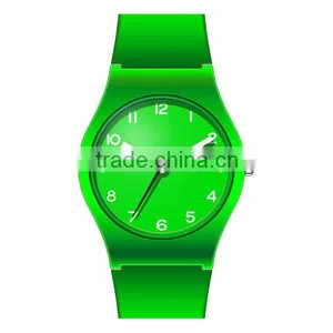 2015 Silicone Wrist Factory Watches With Japan Quartz Movement for Girls thumbnail-2