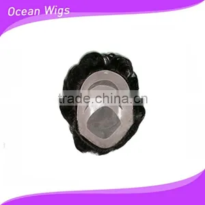 100% High Quality Human Hair Men's Hairpieces Swiss Lace Hair Piece Hair Toupee For Men Quality Choice thumbnail-1
