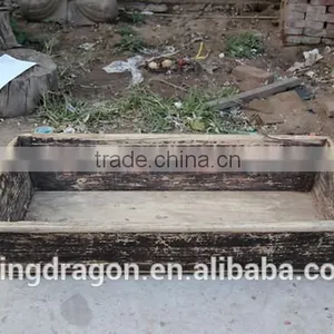 Chinese Antique Garden Furniture Wooden Manger thumbnail-1