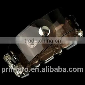 New Vintage Crystal Flower PVC Bracelets & Bangles For Women Fashion Designer Jewelry thumbnail-6