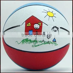 Custom Logo Promotional Rubber Basketball thumbnail-1