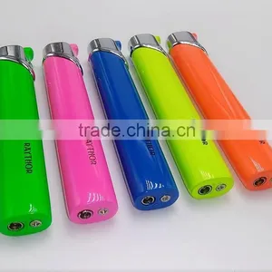 Customized Colors Candle Refillable Butane Metal Lighter thumbnail-2