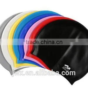 Elastic Silicone Swim Cap Protects Your Hair Comfortable Silicone Cap thumbnail-2