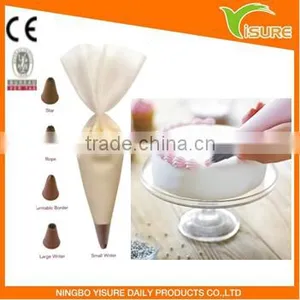 DIY Cake Silicone Piping Bag Set Decorating Set Kit Bakeware Cookware Set thumbnail-1