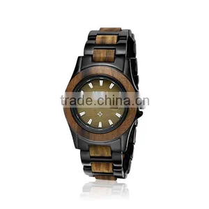 Bewell Handmade Eco-Friendly 100% Natrual Wood Watch Custom Made Souvenir thumbnail-5