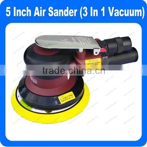 5 Inch Air Pneumatic Sander (Non Vacuum, Self Generated Vacuum, Central Vacuum) thumbnail-1