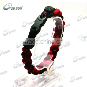 Titanium Baseball Braided Titanium Sport Power Bracelet(GT-038) thumbnail-1