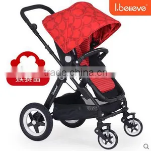 2016 Most Popular Best Seller Color Changeable EN1888 Electric Baby Stroller 3 in 1 thumbnail-2