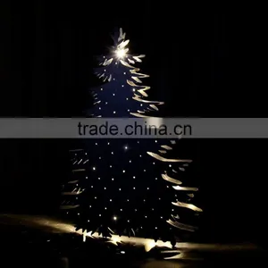 Xmas Metal Tree Desktop Light thumbnail-1