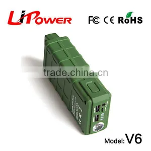 Manufacturer of 12000mAh 12 Volt Lithium Ion Battery Ignition Starter Emergency Jump Starter With LED Light Generator thumbnail-2