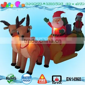 Giant Moving Inflatable Santa Claus,commercial Inflatable Santa Claus Figure thumbnail-1