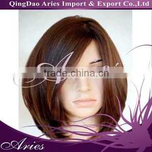 Jewish Wigs 100% European Virgin Human Hair Silk Top Full Lace Wigs Glueless Lace Wigs Same as Picture Kosher Wig thumbnail-1
