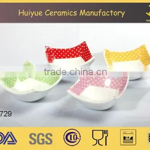 Ceramic Tapas Dish With Printing 20729 thumbnail-1