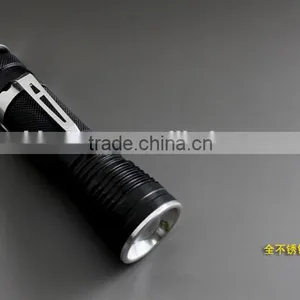 Factory Wholesale LED Mini Flashlight Aluminum Torch Light With Clip thumbnail-4