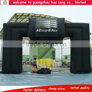 New Arrival Giant Black Wide Legs Advertising Inflatable Arch for Promotion thumbnail-1