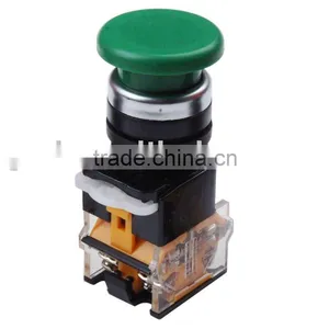 GA4D-11M CNGAD 40mm Green Mushroom Electrical Pushbutton Switches thumbnail-1