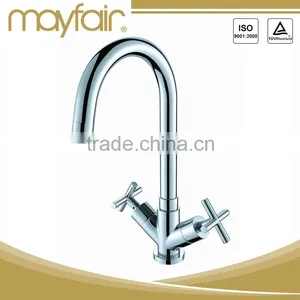 Rotatable Full Brass Kitchen Faucet Mixer thumbnail-1
