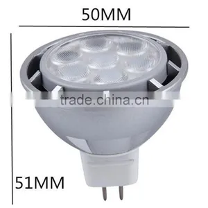 Chinese Spotlight New Design Silver 5w Mr16 High Power Led Spot Light 3w 4w 7w ac dc 12v Indoor Restaurant thumbnail-2