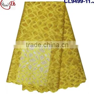 CL9499 Beautiful Design Hot African Style French Lace Fabric,net Tulle Lace Fabric for Sale thumbnail-3