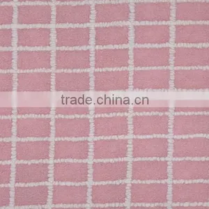 Bright Yellow Checks Jacquard Wool Acrylic Blend Fabric for Coat thumbnail-3