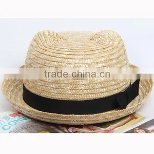 Fashion Straw Hat Pretty Mother and Daughter Summer Wholesale Straw Hats thumbnail-5